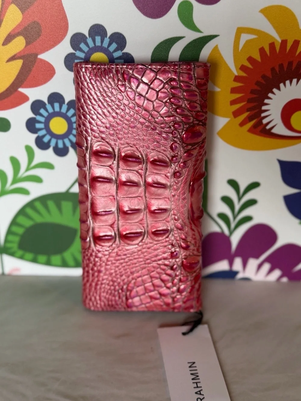Brahmin French Rose Veronica Wallet NWT